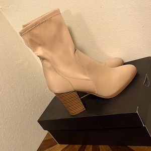 Nude Ankle Booties